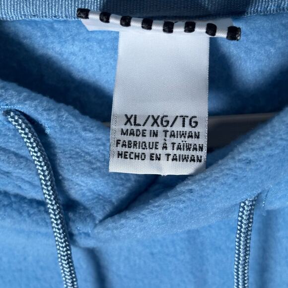 Foot Locker Team Edition UNC Carolina Blue Fleece Hoodie Size XL - Picture 4 of 4